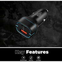 Pro Bass AutoPower Series 32w Dual USB and Type-C Car Charger