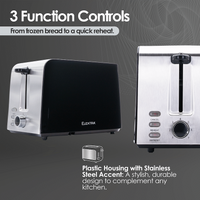 Elektra - 2 Slice Toaster - Black