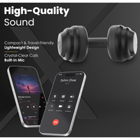 VolkanoX Halo ANC Bluetooth Headphone - Black