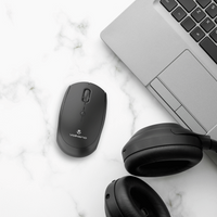 Volkano Talc Wireless Mouse - Black
