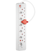 Nexon 12-Way Medium Surge Multiplug 0.5m - White