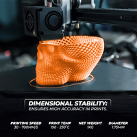 Creality Hyper PLA Filament RFID - Orange