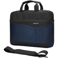 Volkano Seismic 15.6" Laptop Shoulder Bag Blk/Nvy