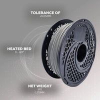 PLA Grey Filament 1kg, 1.75mm
