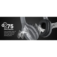 Volkano Pebble Series Bluetooth Headphones - Dark Grey