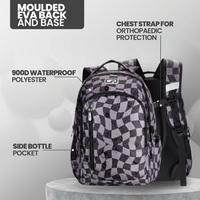 Quest Checker Senior Scholar Backpack Grey