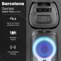 Volkano Barcelona Series Dual 12" Party Speaker