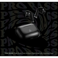 Pro Bass Pulse Buds True Wireless Earphones with Charging Case - Black