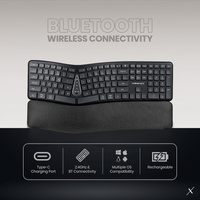 VolkanoX Ergo Bluetooth Wireless Keyboard
