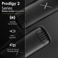 VolkanoX Prodigy 2 Series Wireless Lavalier Microphone