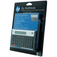 HP 12C Platinum Financial Calculator (Algebraic or RPN)