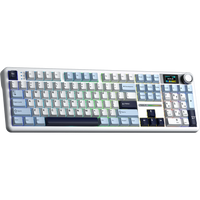 Aula Mechanical Gasket LCD Full Keyboard Multimode - Black/Grey