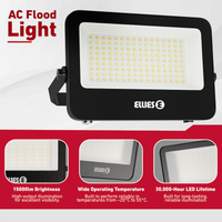 Ellies Quasar Series 150W AC Flood Light  with 3CCT -BK