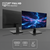 Volkano 27-inch Full HD IPS Monitor with HDMI/VGA, 100 Hz