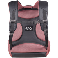 Volkano Orthopaedic Backpack 27L - Dark Grey/Pink