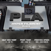 SA Filament PLA Hyper Filament 1kg - Black
