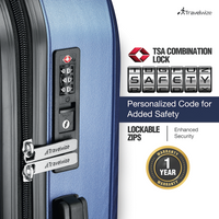 Travelwize Quartz PP 66cm 4-Wheels Spinner Luggage - Navy