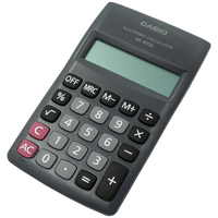 Casio HL 815 Pocket Calculator - Black