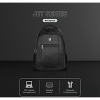 Volkano Jet Backpack 15.6" - Black