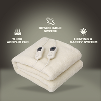 Elektra Comfort Electric Blanket - King - Fur