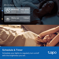 TP-Link Tapo L510E (2-Pack) Smart Wi-Fi Light Bulb - Dimmable