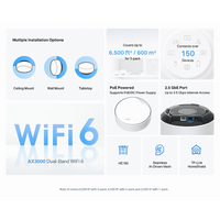 TP-Link Deco X50-PoE (2-Pack) AX3000 Whole Home Mesh Wi-Fi 6 System with PoE