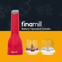 Finamill Battery-Operated Grinder - Sangria