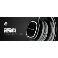 Volkano Phonic Series Bluetooth Full Size Headphones - Black
