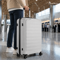 Travelwize Ibiza PP 4-Wheel Spinner 65cm Luggage - Grey