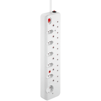Nexon 12-Way Medium Surge Multiplug 0.5m - White