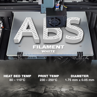 SA Filament ABS Premium Filament 1kg - White
