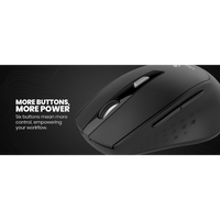 Volkano Chrome Series Wireless Mouse - Black