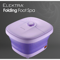 Elektra Folding Foot Spa Purple