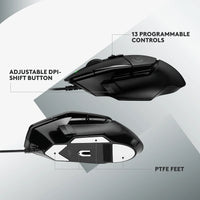 Logitech(R) G502 X Gaming Mouse - Black