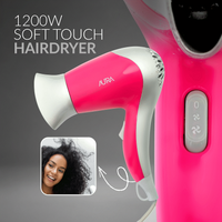 Aura by Elektra 1200W Soft Touch Hairdryer