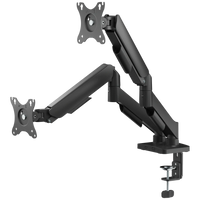 Volkano Steel Series Full Motion Dual Monitor Desk Mount 17" - 32"