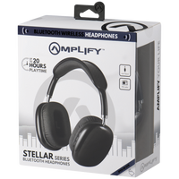 Amplify Stellar Series Bluetooth Headphones - Black