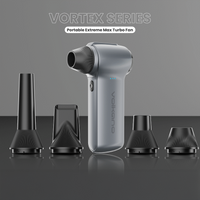 Volkano Vortex Series Portable Extreme Max Turbo Fan - Gun Metal
