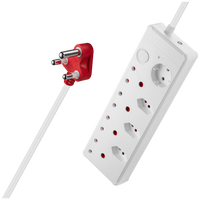 Switched Medium Surge 8-Way Multiplug 0.5m