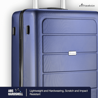 Travelwize Maple ABS 75cm 4-Wheel Spinner Luggage - Navy