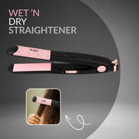 Aura by Elektra Wet n Dry Straightener Black
