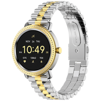 Volkano Ayla Collection Jewelled Smartwatch With 2 Colour Metal link strap