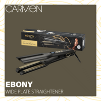 Carmen Ebony Wide Plate Straightener