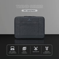 Volkano Trend Series 15.6" Laptop Sleeve - Grey