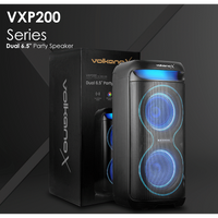 VolkanoX VXP200 Dual 6.5" Party Speaker  - Black