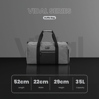 Volkano Vidal 35l Duffle - Grey