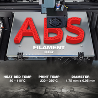 SA Filament ABS Premium Filament 1kg - Red