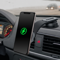 Volkano Arcmount Bendable Dash Mount Magnetic Phone Holder - Black