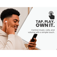 Volkano Scorpio Series True Wireless Earphones - White