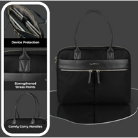 SupaNova Sienna  14.1' Ladies Laptop Bag - Black
